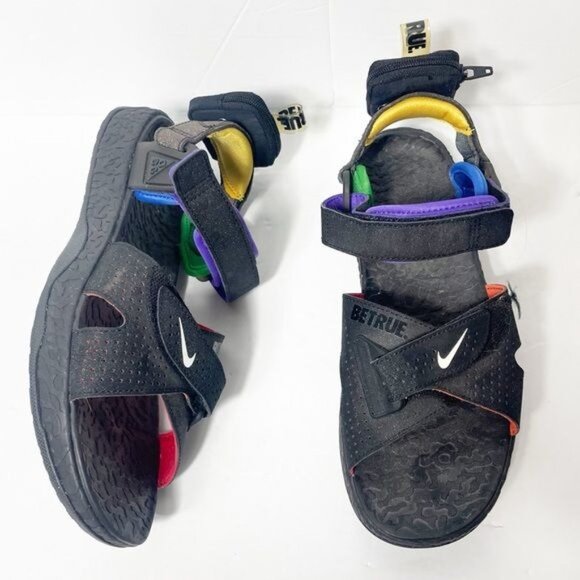 Nike ACG Air Deschutz "Be True" Sandals CU9189 900 Mens Size 8 Multicolor Straps - Picture 5 of 11